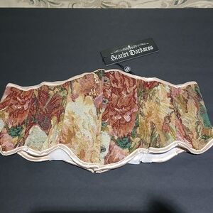 Floral Tapestry Corset Belt